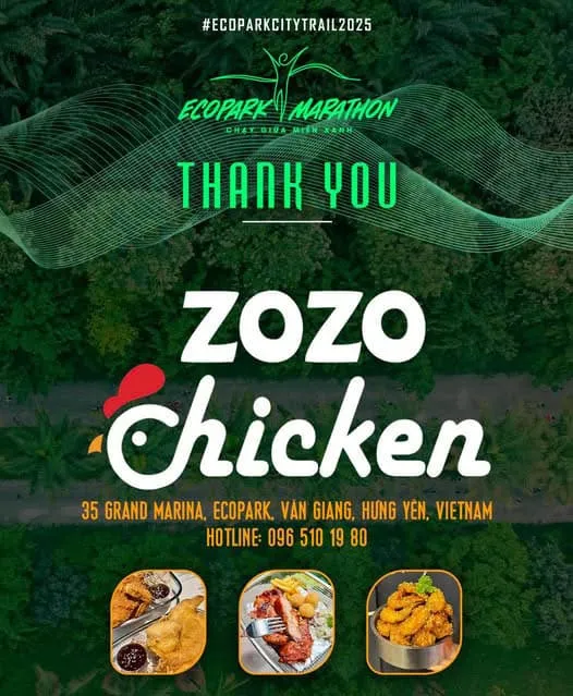 Thumbnail Chicken Zozo đồng hành cùng Ecopark City Trail 2025